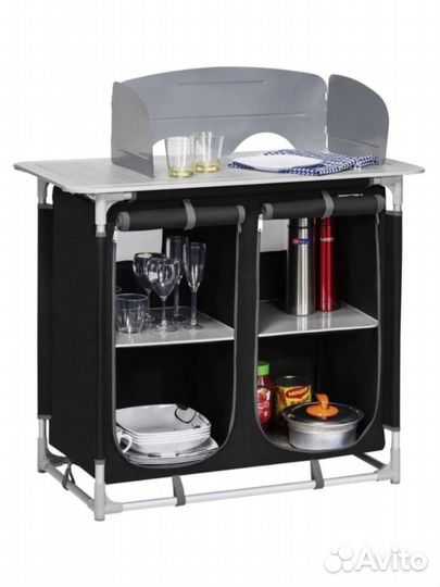 Кухня складная походная Berger черный новый