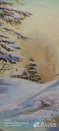 Холст на картоне