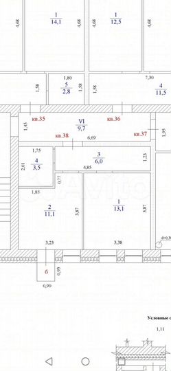 1-к. квартира, 34,5 м², 2/4 эт.