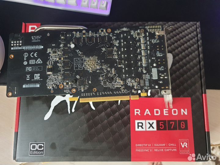 Видеокарта msi rx 570 4gb