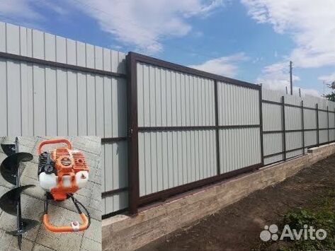 Откатные ворота под ключ