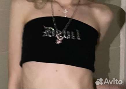 Топ со стразами