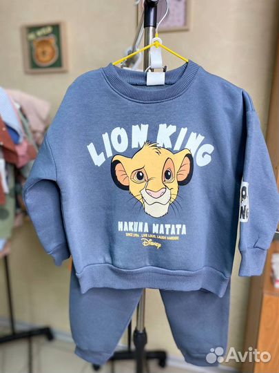 Костюм для мальчика Zara новый флис, двухнитка