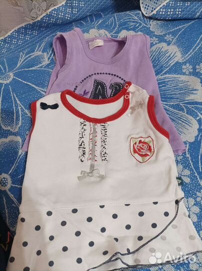 Детская одежда для девочек пакетом от 6 -12 мес