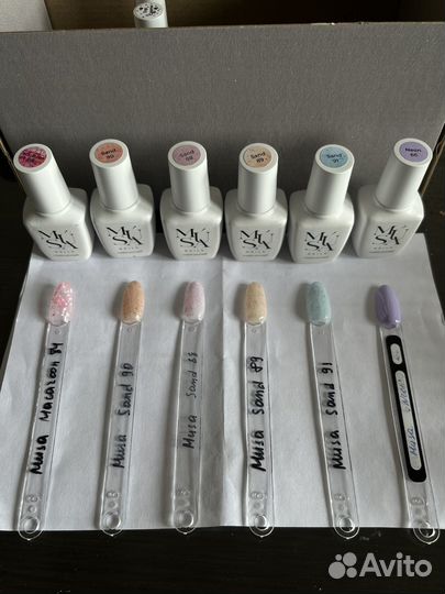 Гель лаки для маникюра набор бу