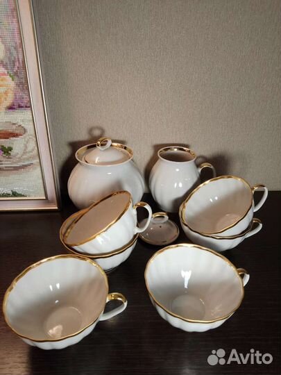 Чайный сервиз СССР Дулево