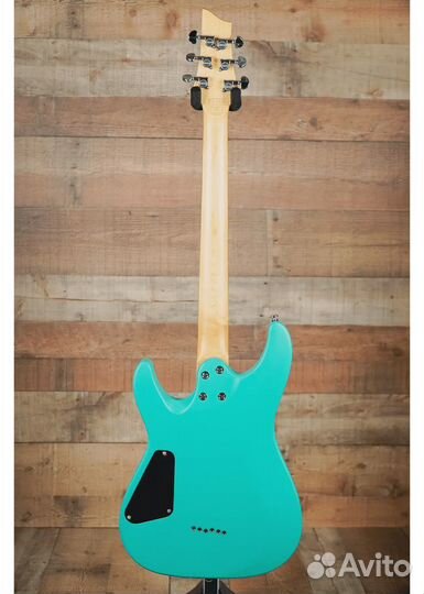 Schecter C-6 Deluxe Satin Aqua