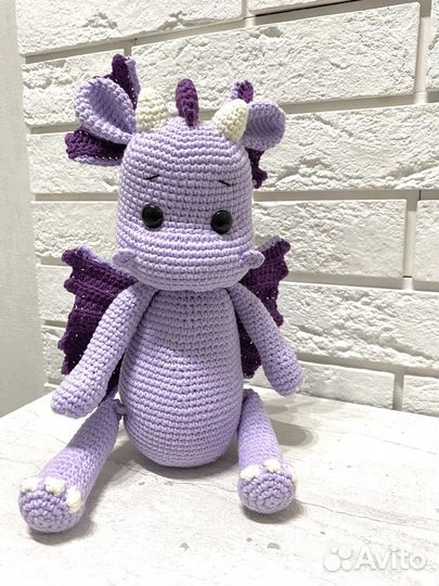 Вязаные игрушки дракон