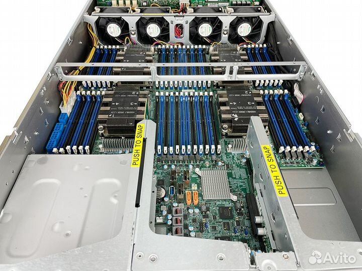 Сервер Supermicro 2049U-TR4 4xCPU 2* 2xGold 6248 64Gb
