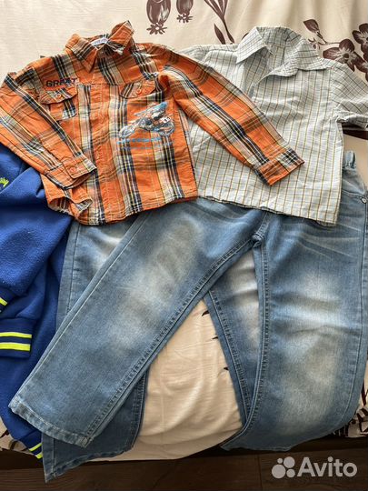 Детские вещи пакетом на мальчика 110 116 122