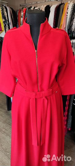Красное платье для девушки, женщины, 46 размер
