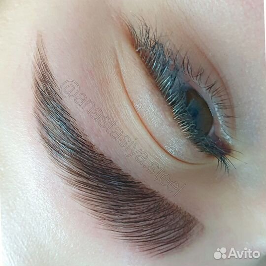 Брови Долговременная укладка Ламинирование бровей