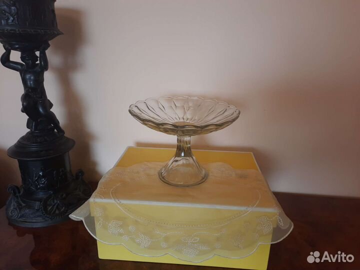 Фруктовница на ножке СССР