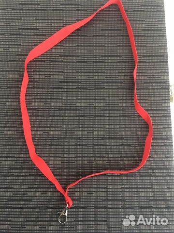 Лента с карабином для бейджа