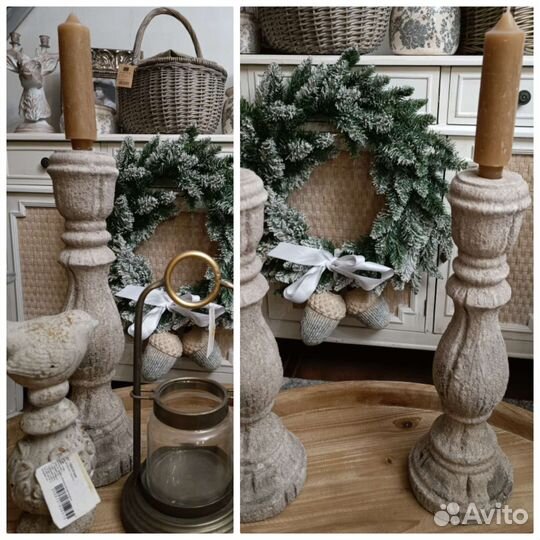 Подсвечник Clayre&Eef(Нидерланды) статуэтка птичка