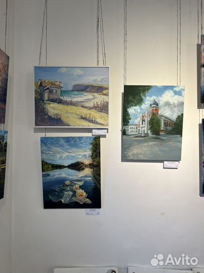 Картина маслом (живопись) «Ульяновск»