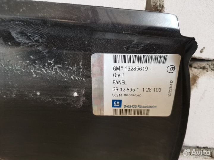 Дверь задняя правая opel astra H / family