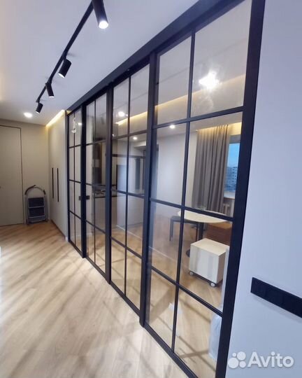 Перегородка из профиля под ключ