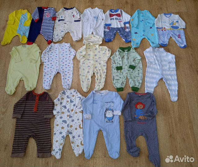 Детские вещи, одежда 56 62 68 74 пакетом