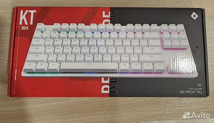 Игровая Клавиатура белая приятная