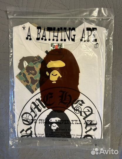 Футболка bape x chrome hearts