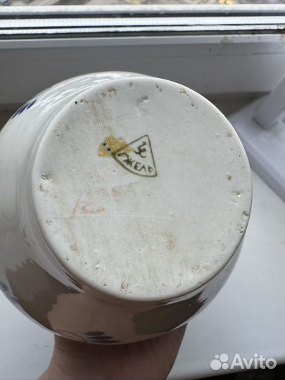 Фарфоровые вазы СССР старая гжель