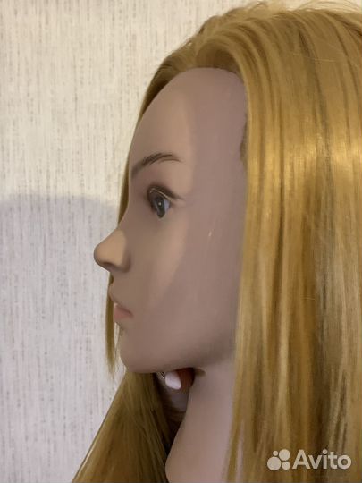 Манекен/голова для причесок длинные волосы