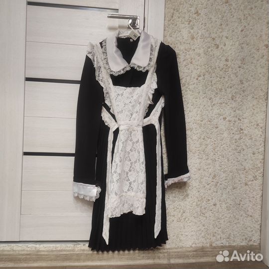 Платье на последний звонок с фартуком