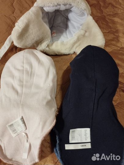 Шапка шлем зимний, ушанка детская