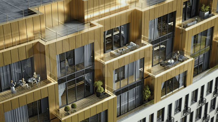 Своб. планировка, 66,7 м², 12/23 эт.