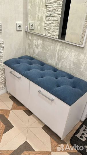 Обувница с мягким сиденьем