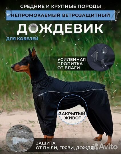 Дождевик для собаки