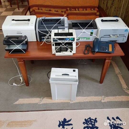 Принтеры, шредеры, телефоны, картриджи