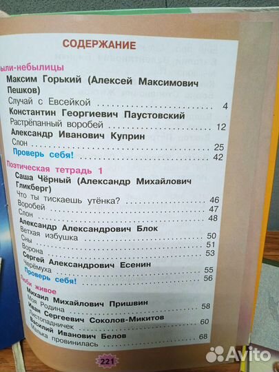 Литературное чтение и вне классное чтение