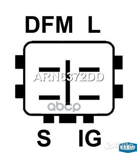 Регулятор генератора ARN6372DD Krauf