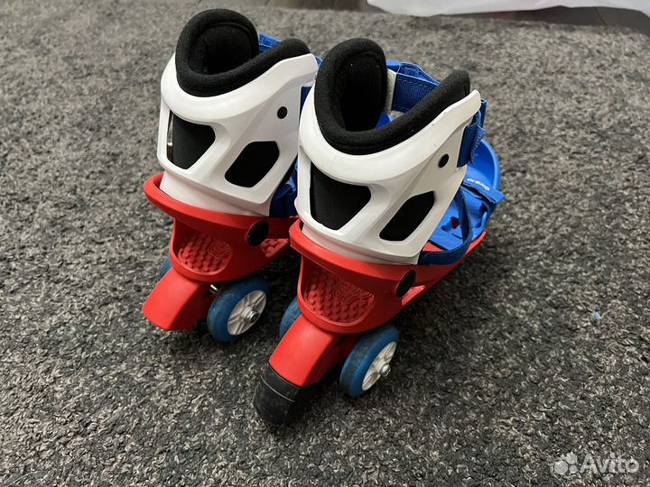 Роликовые коньки детские изменяемый размер 28-30