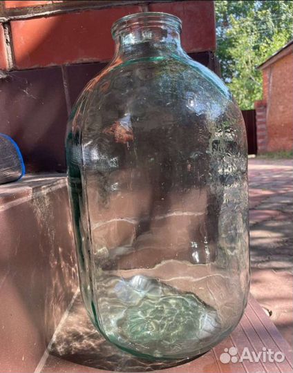 Банка 10 литров стеклянная