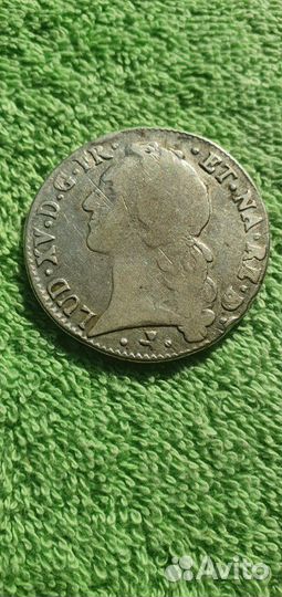 1 экю 1765 год, королевство Франция- пров. Беарн