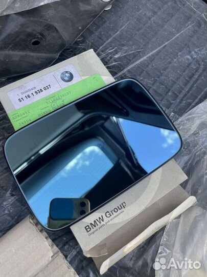 Стекло зеркала BMW E34 новое оригинал