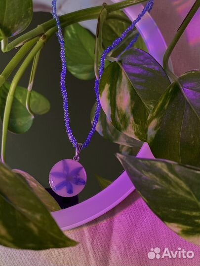 Украшения из эпоксидной смолы с живыми цветами