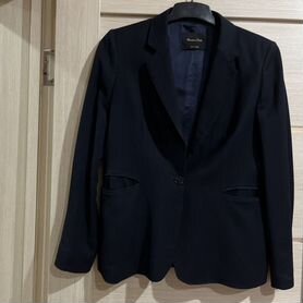 Пиджак женский 46 48, синий, Massimo Dutti