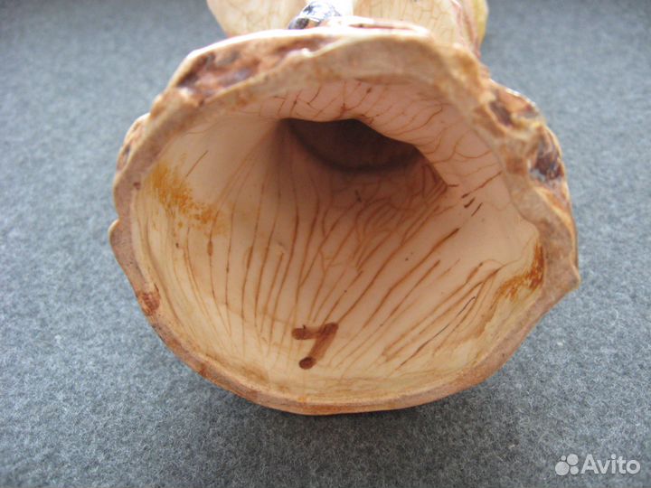 Антиквариат статуэтка дама с цветком 19 век