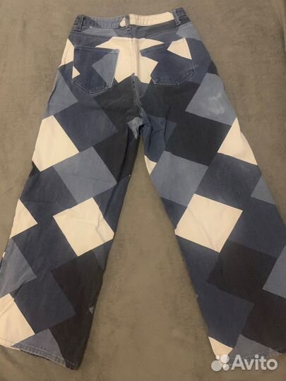 Джинсы женские широкие