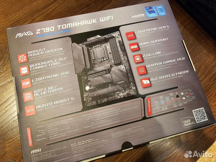Мат. Плата LGA 1700 MSI MAG Z790 tomahawk wifi
