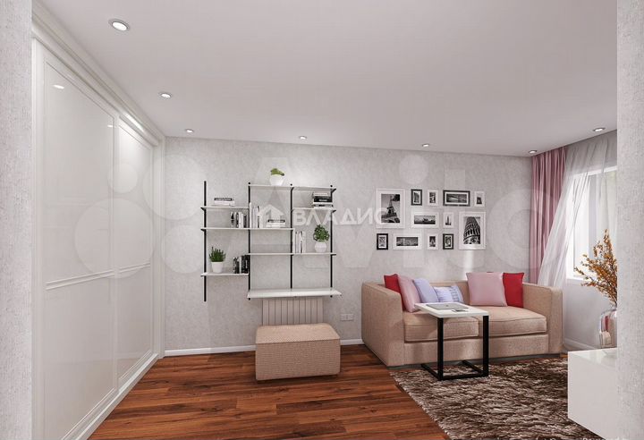 1-к. квартира, 30,8 м², 3/5 эт.