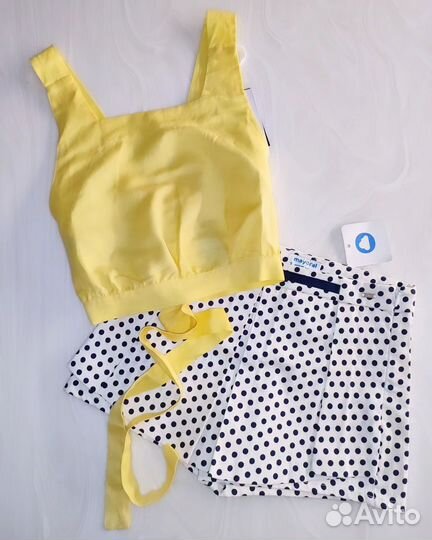 Блуза и шорты-юбка mayoral р. 134