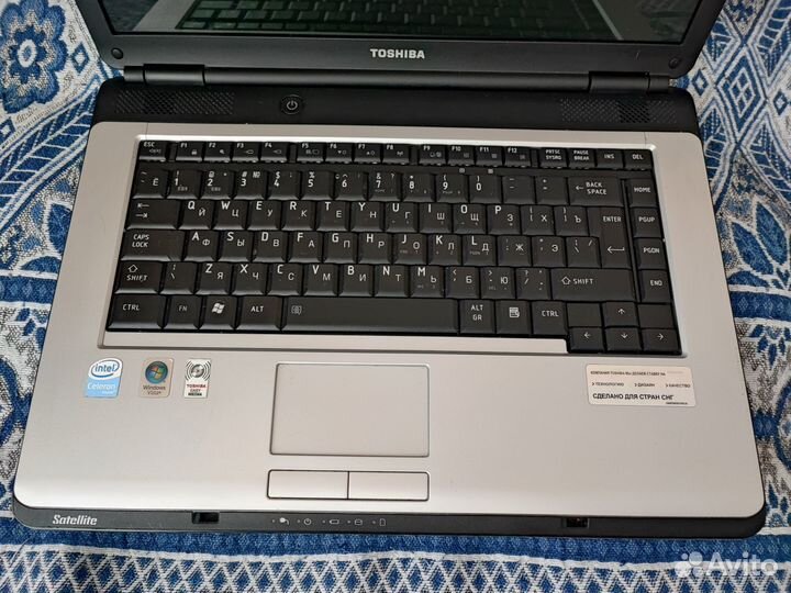 Ноутбук toshiba l300 intel