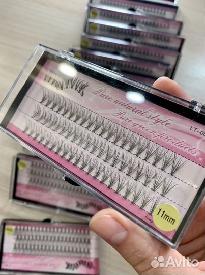 Реснички пучковые накладные