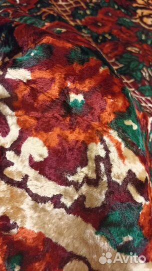 Плюшевая скатерть СССР Винтаж