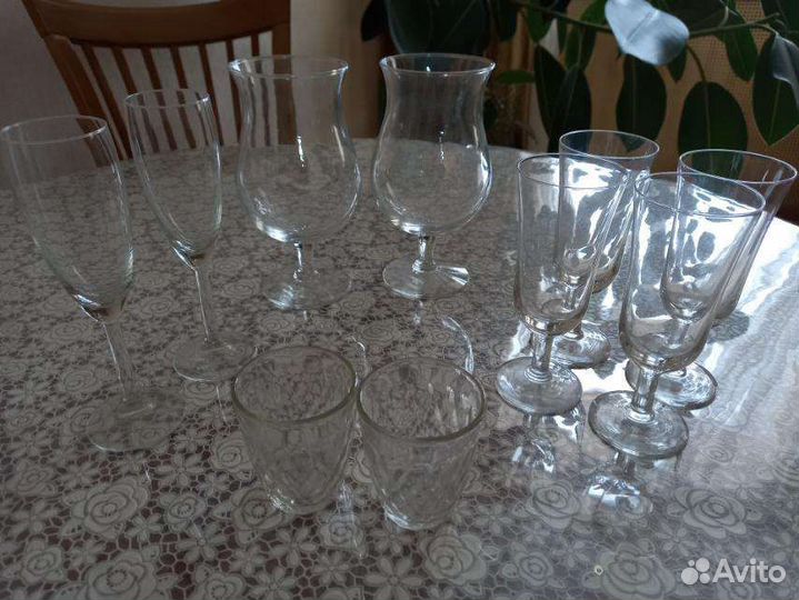 Бокалы разные пакетом